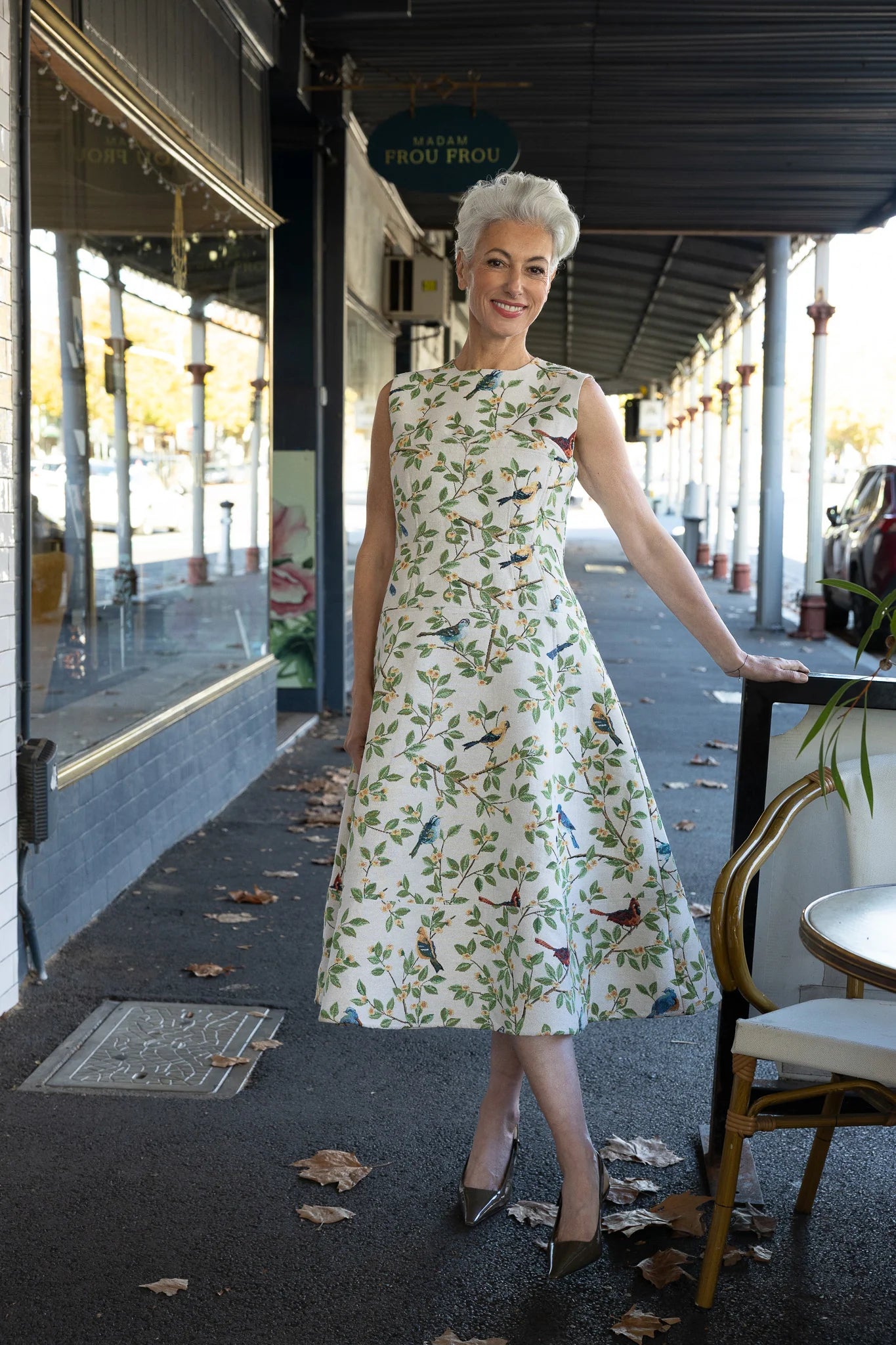 M. A. Dainty Sailor Dress Birds