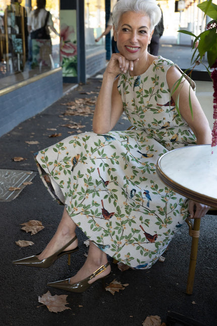 M. A. Dainty Sailor Dress Birds