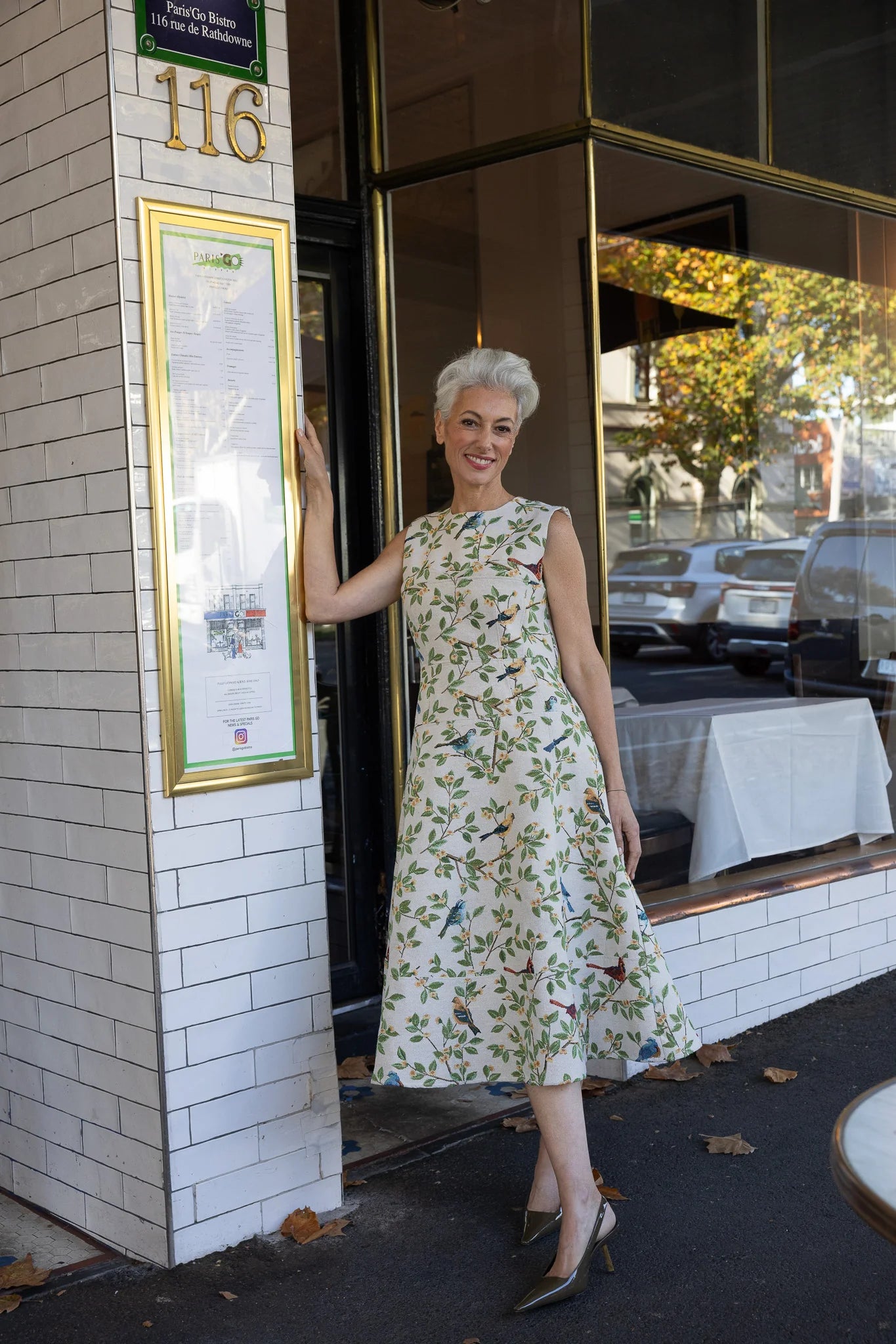 M. A. Dainty Sailor Dress Birds