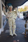 M. A. Dainty Road Trip Sweater Birds/Flowers