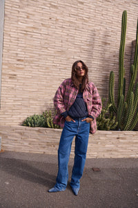 Barry Made George Jacket Pink Check