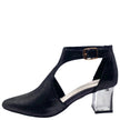 Django & Juliette Hobartet Black Shimmer Leather