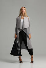 Load image into Gallery viewer, I&#39;m Francis Longline Pleated Overcoat Grey
