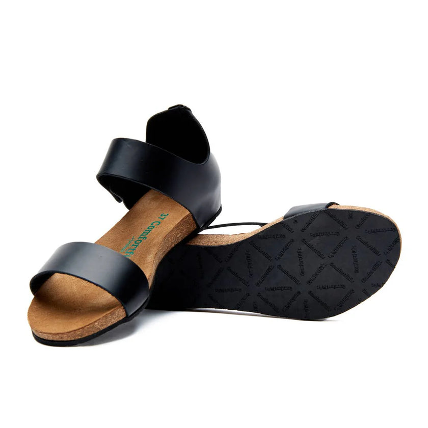 Comfortfüsse Occa Sandals Black Leather