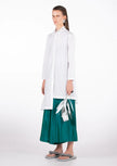 Matlee Bias Back Shirt White