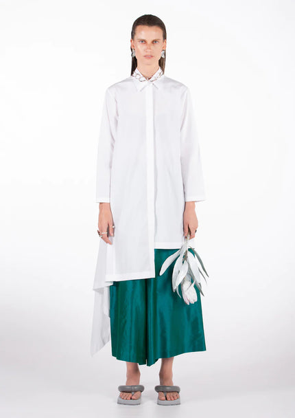 Matlee Bias Back Shirt White