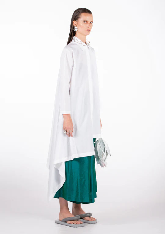 Matlee Bias Back Shirt White
