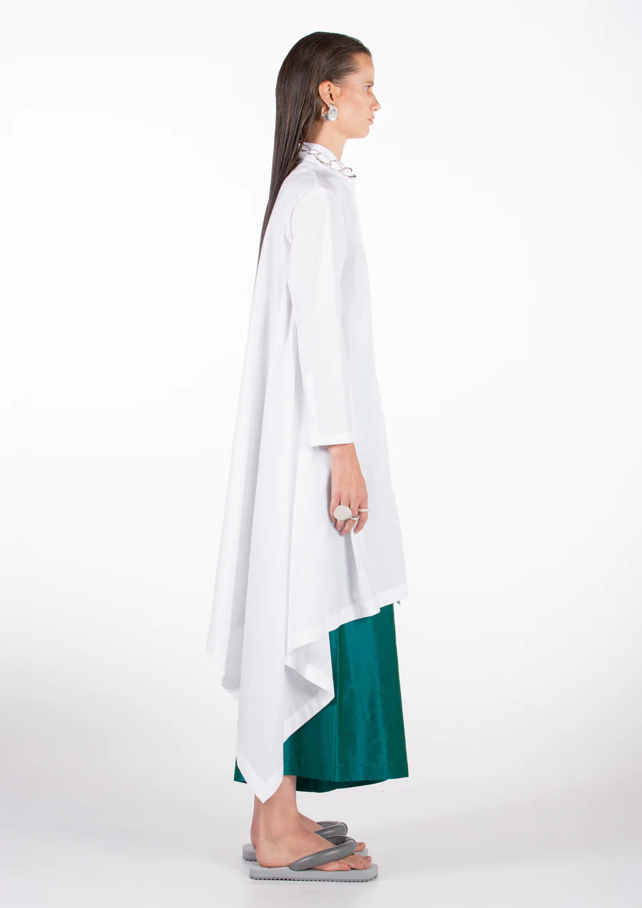 Matlee Bias Back Shirt White