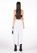 Load image into Gallery viewer, Matlee Linen Asymmetric Culotte White
