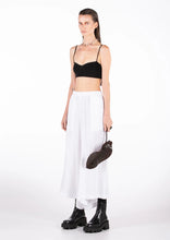 Load image into Gallery viewer, Matlee Linen Asymmetric Culotte White
