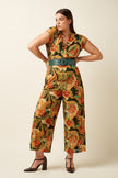 King Louie Wide Belt Botanical Green