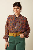 King Louie Wide Belt Golden Brown
