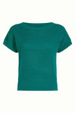 King Louie Boatneck Top Soleil Ponderosa Green