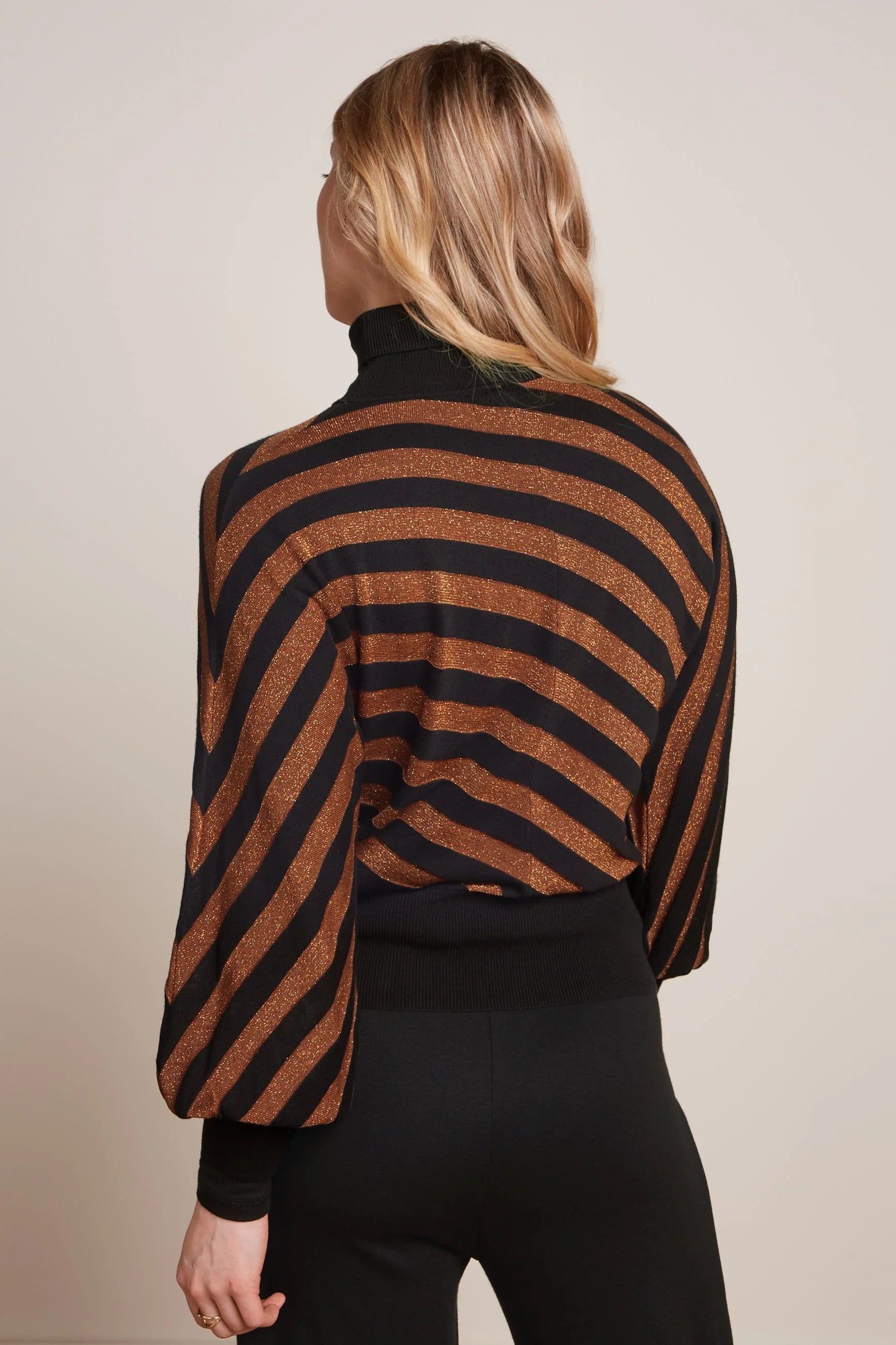 King Louie Tina Top Spiro Stripe Copper