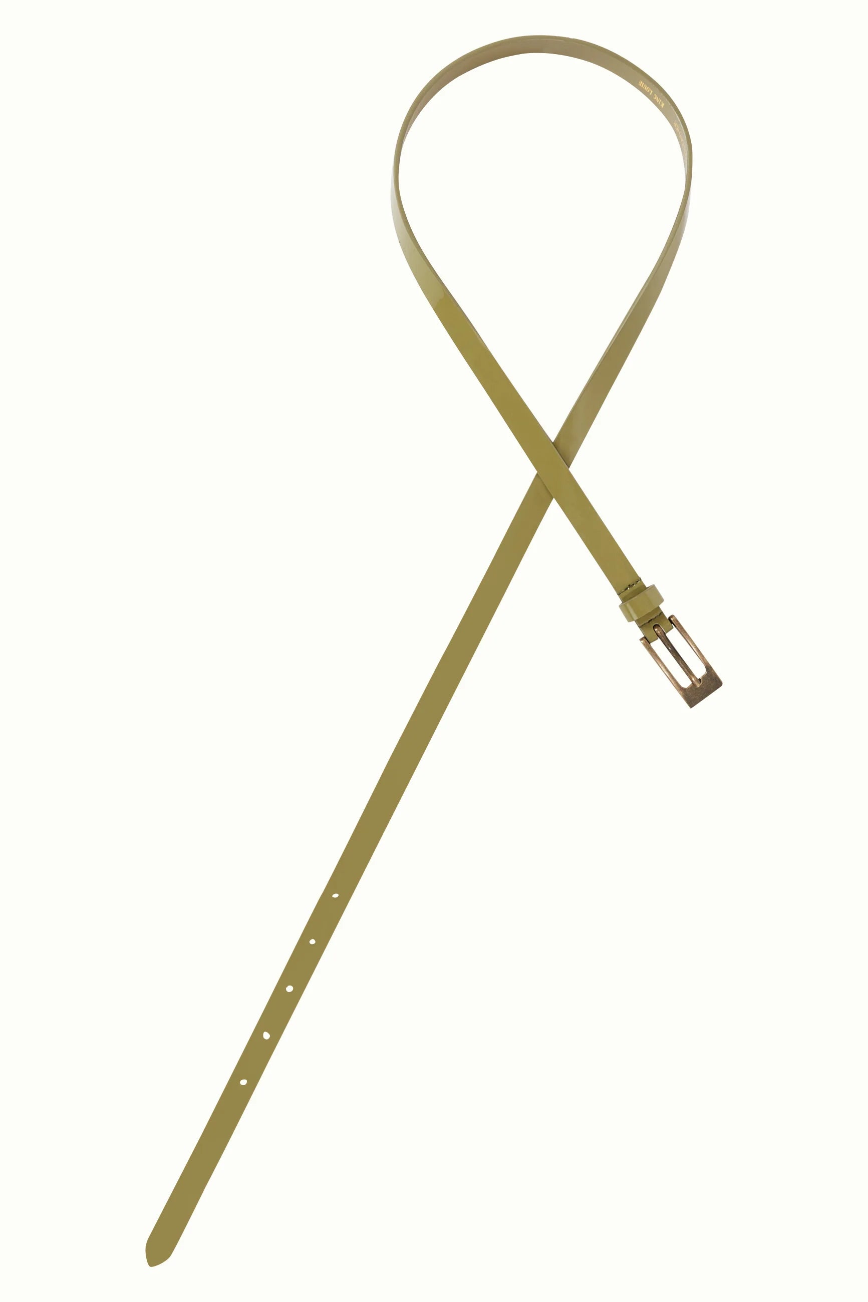 King Louie Patent Belt Guacemole