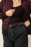 King Louie Patent Belt Caspia Purple