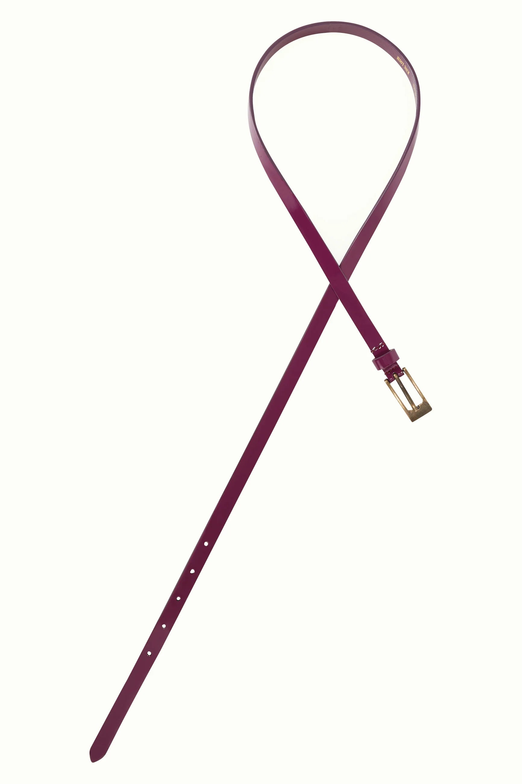 King Louie Patent Belt Caspia Purple