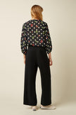 King Louie Cybil Blouse Briny Black