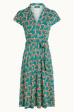 King Louie Darcy Dress Minty Bermuda Green