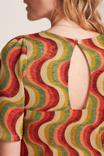 Load image into Gallery viewer, King Louie Lizzy Top Jiggy Ribbon Red
