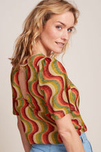 Load image into Gallery viewer, King Louie Lizzy Top Jiggy Ribbon Red
