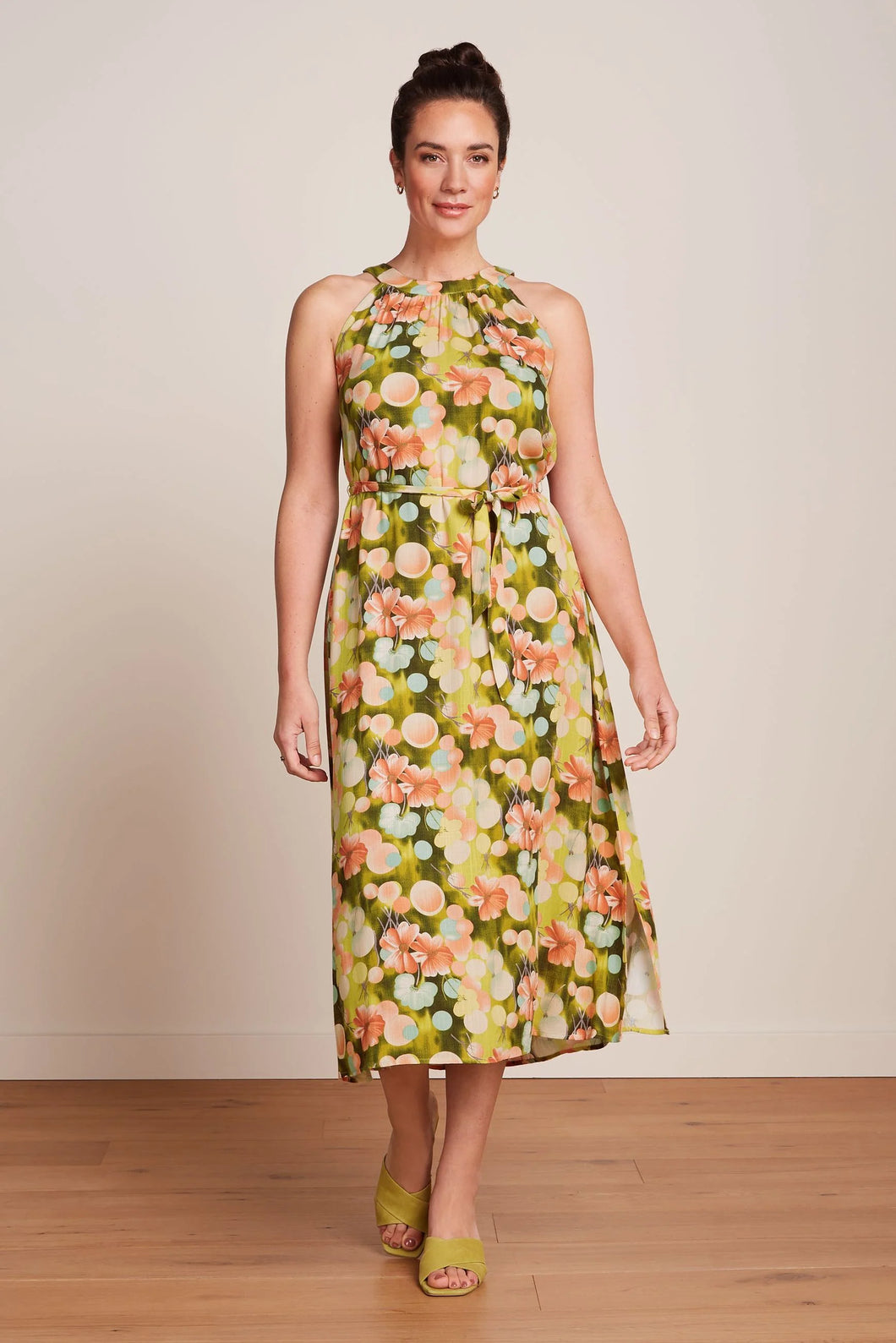 King Louie Virna Dress Calypso Spring Yellow