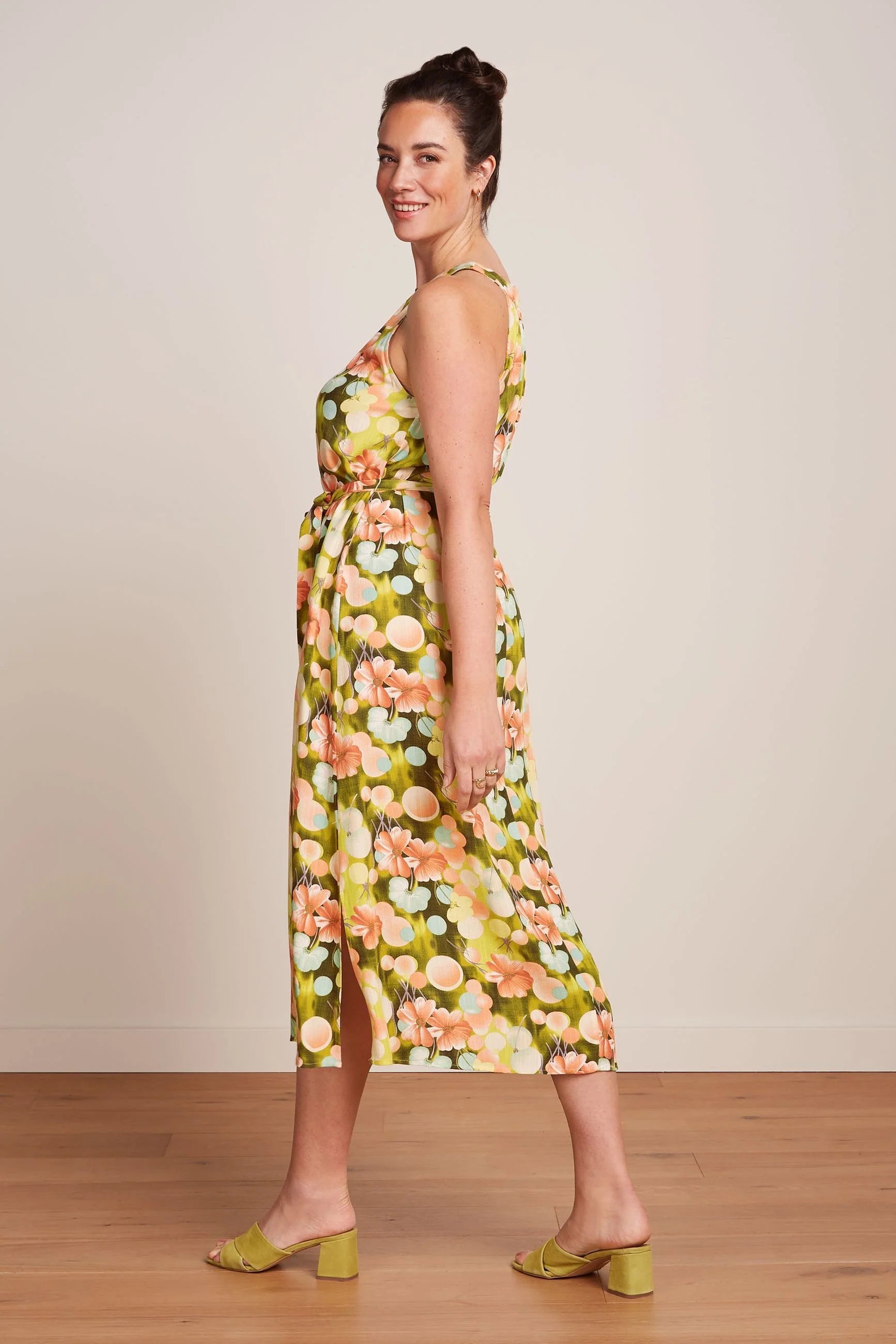 King Louie Virna Dress Calypso Spring Yellow