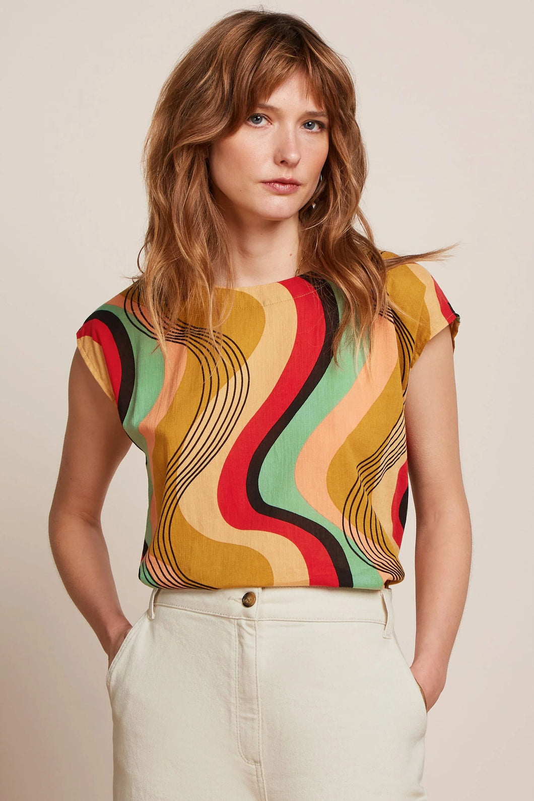 King Louie Selly Top Falasie Harvest Yellow