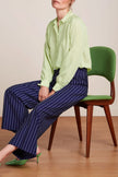 King Louie Peggy Pants Pinstripe Nuit Blue