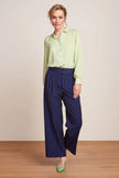 King Louie Peggy Pants Pinstripe Nuit Blue