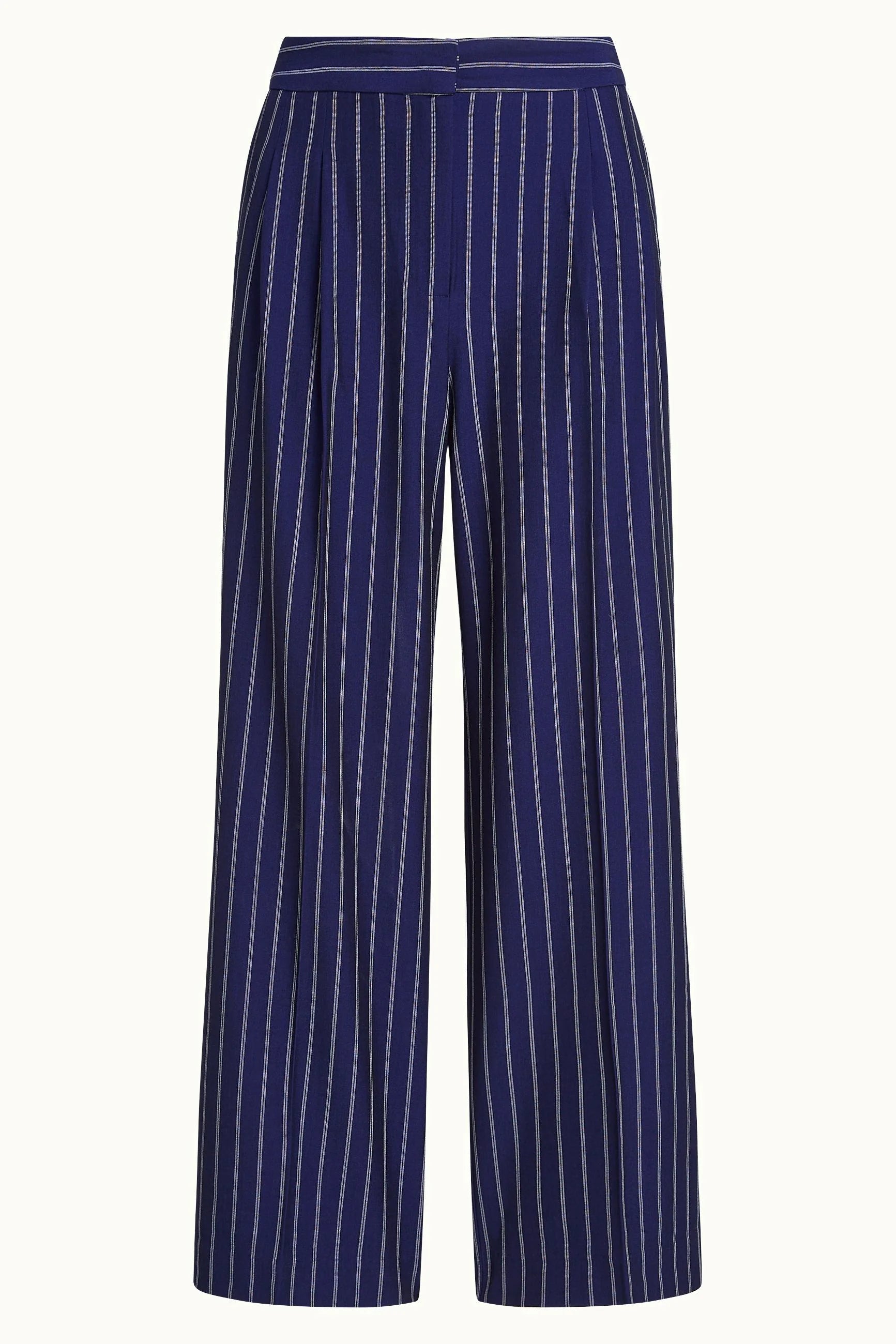 King Louie Peggy Pants Pinstripe Nuit Blue