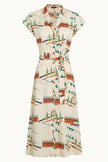 King Louie Irene Dress Antibes Cream