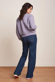 King Louie Folly Baseball Jacket Iris Purple