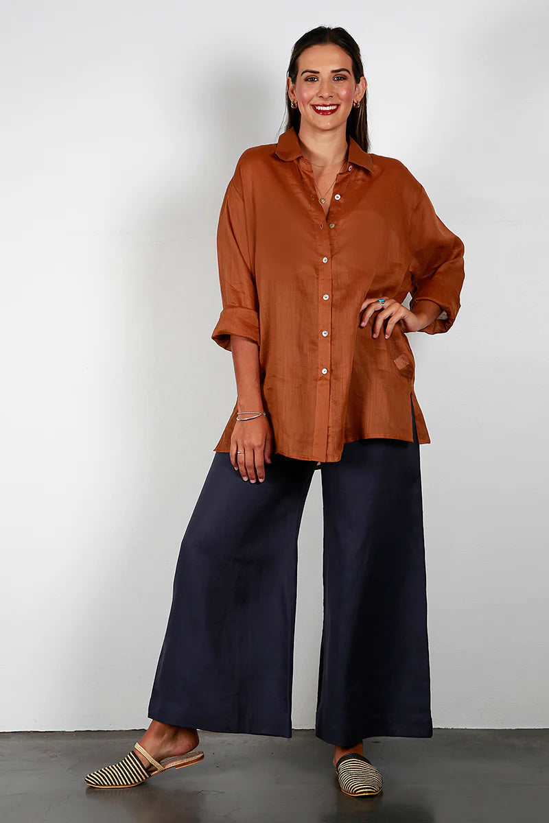 Zephyr Wallis Shirt Caramel