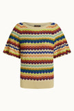 King Louie Ivy Wide Top Rise Cream