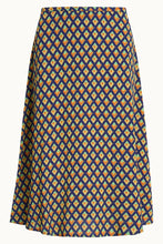 Load image into Gallery viewer, King Louie Juno Midi Skirt Pebble Woven Beacon Blue
