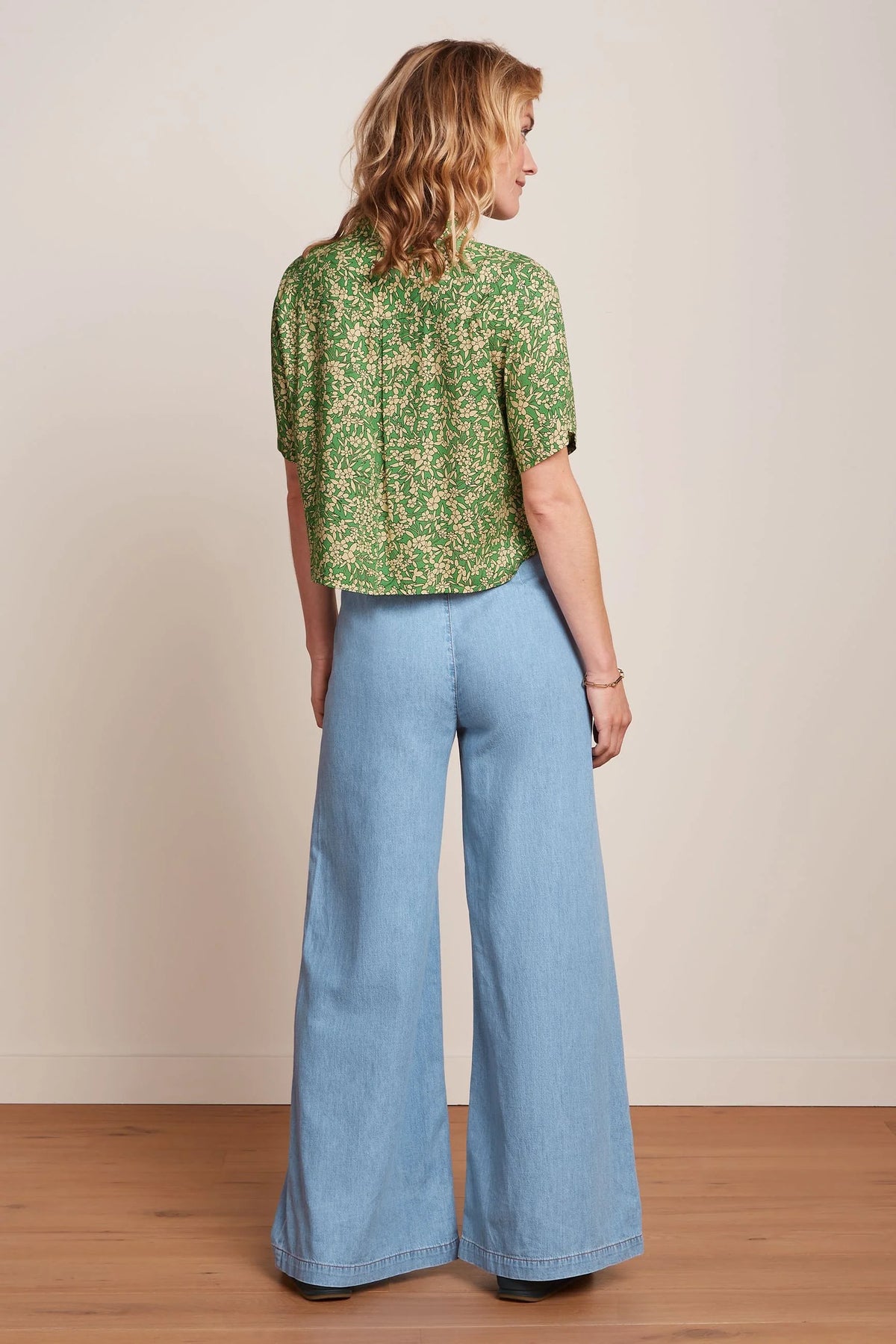 King Louie Pirla Pants Fiesta Light Denim Blue Tint