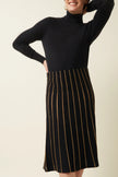 King Louie Knit Skirt Plume Black