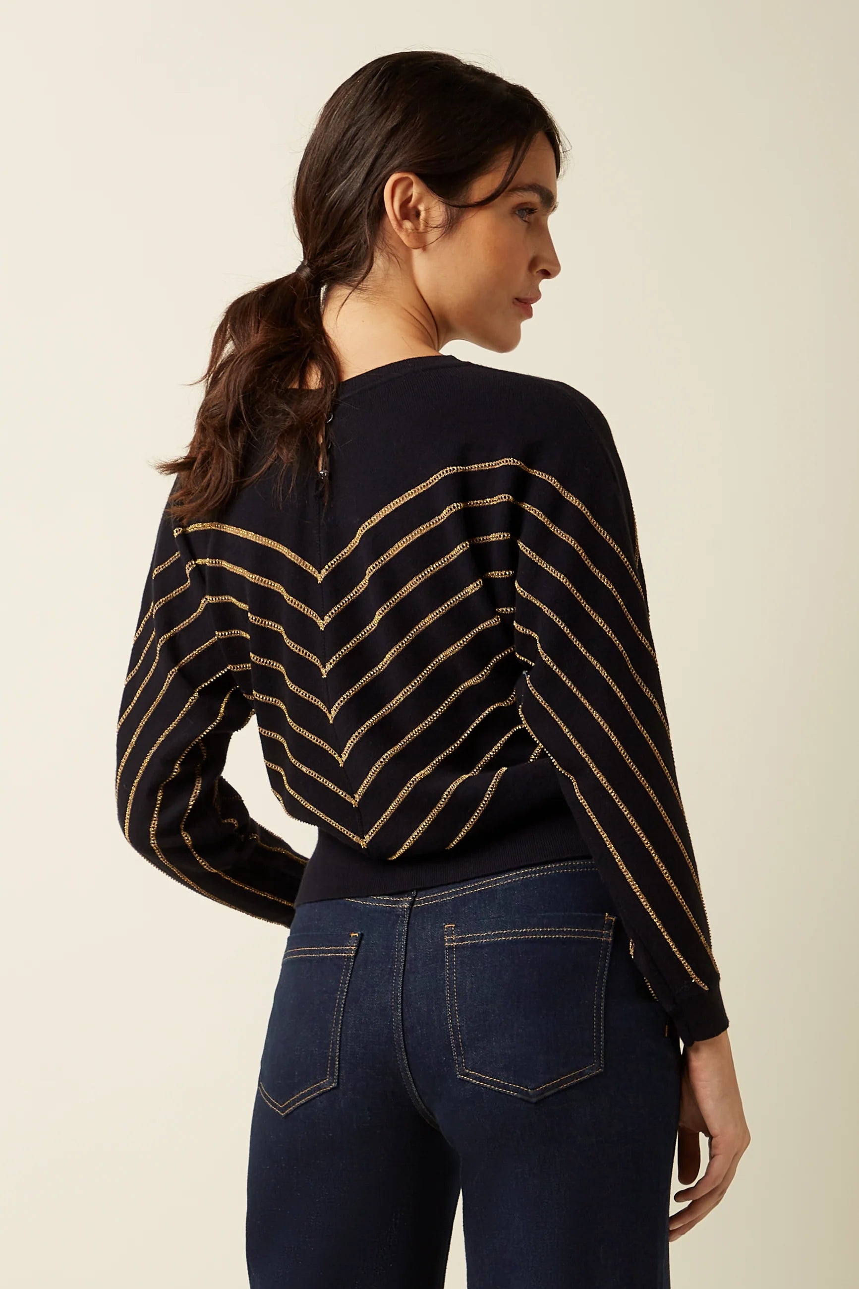 King Louie Joy Top Plume Black