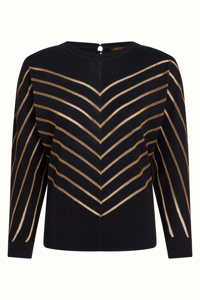 King Louie Joy Top Plume Black