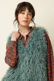 King Louie Cilla Gilet Empire Silver Green