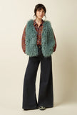 King Louie Cilla Gilet Empire Silver Green