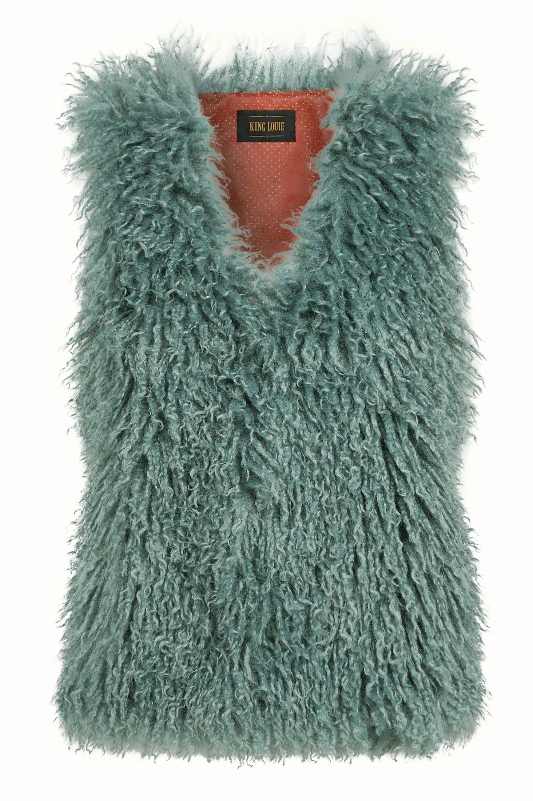 King Louie Cilla Gilet Empire Silver Green
