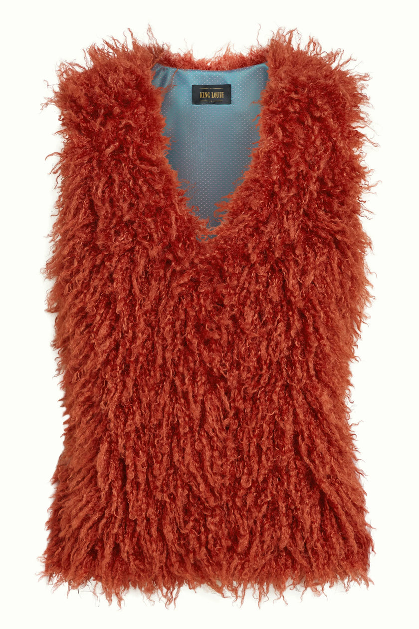 King Louie Cilla Gilet Empire Rio Red