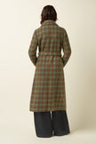 King Louie Arabella Coat Coppa Check Bear Brown