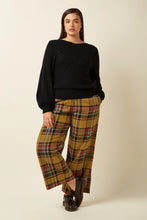 Load image into Gallery viewer, King Louie Federica Cuff Pants Caroll Check Golden Brown
