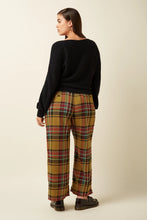 Load image into Gallery viewer, King Louie Federica Cuff Pants Caroll Check Golden Brown
