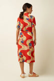 King Louie Olive Dress Ember Spicy Orange