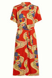 King Louie Olive Dress Ember Spicy Orange