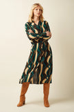 King Louie Olive Dress Elysse Black